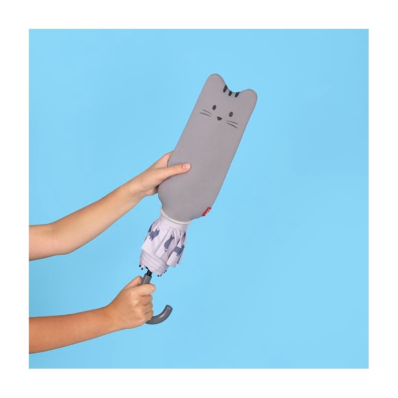 balvi Meowmbrella Umbrella Colour Grey Original Design Full Cats Made