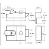 Yale 89 Standard Nightlatch Lock Satin Chrome Cylinder Backset 60mm
