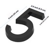 4inch Self Adhesive Mailbox Numbers, Door Address Number Stickers for