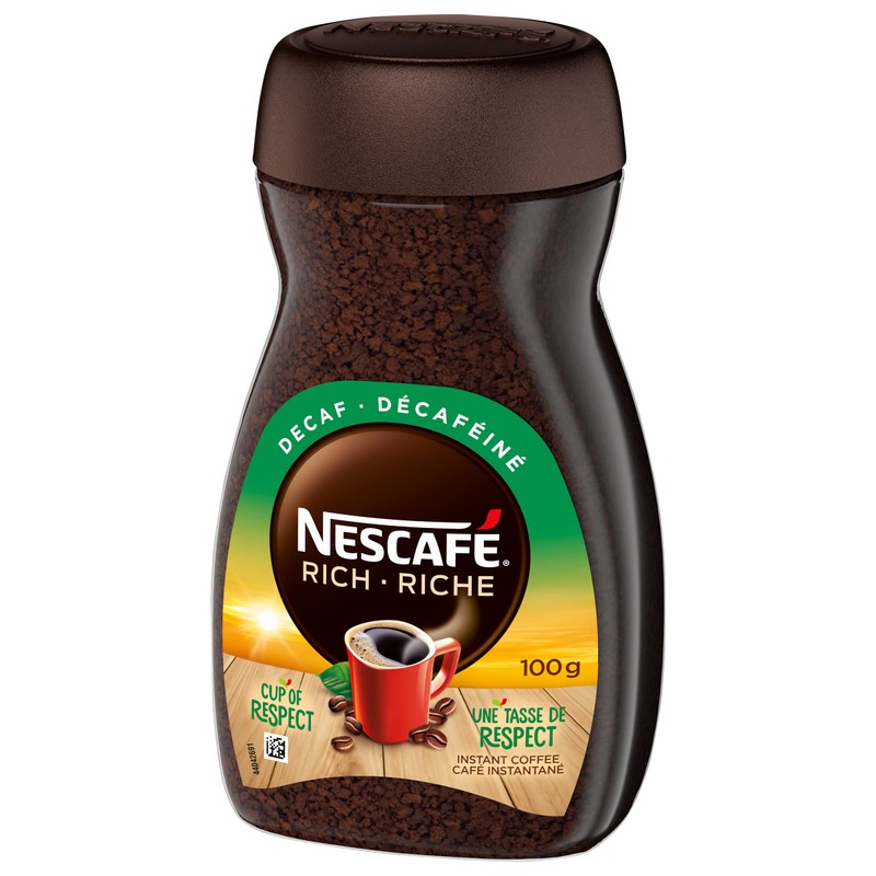 NESCAFÉ RICH Decaffeinated,dark roast Instant Coffee 100g