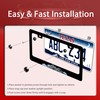 Mountains License Plate Frame Personalise Mountain License Plate Frames Black