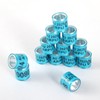 FULAIERGD Pack of 100 Multicoloured Aluminium Pigeon Leg Rings Identifying