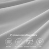 RUIKASI Housewife Pillowcases 2 Pack - Light Grey Standard 50x75