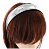 axy Leather Headband in Crocodile Look Vintage Hair Band Leather