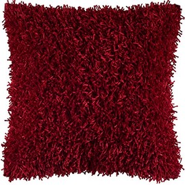 Rizzy Home Decorative Pillow Cover | Red | 18"X18"