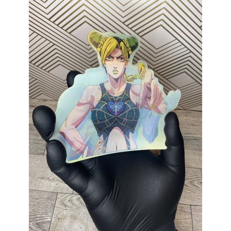 JoJo's Bizarre Adventure Jotaro Giorno Josuke 3D Lenticular Motion Car