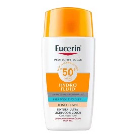 Eucerin Sun Face Hydro Fluid Fps Tono Claro 50ml Bloqueador Solar