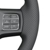 MEWANT Dodge RAM DIY Stitching Steering Wheel Cover Wrap for