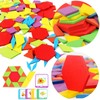 lankai Tangram, Children's Geometric Shapes Wooden Puzzles, Intelligence Puzzle Tangram,