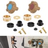 Bedalio RK-22MH Outside Faucet Repair Kit Metal Handle Compatible with