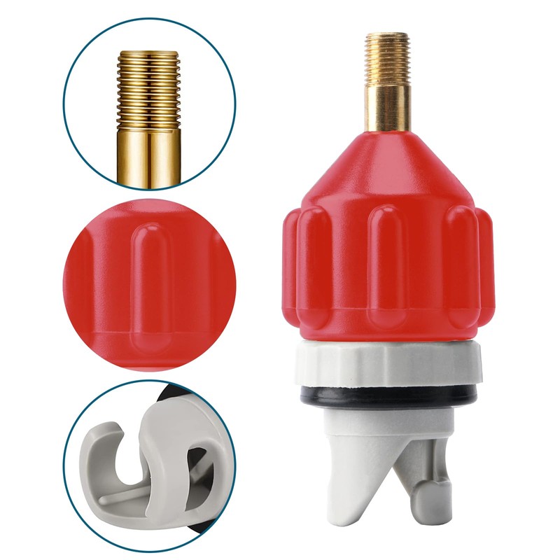WOUMON SUP Pump Adapter, Inflatable Air Pump Adapter Set with