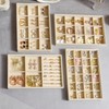 KATISYIO Jewelry Drawer Organizer, 4 Set of Stackable Jewelry Trays