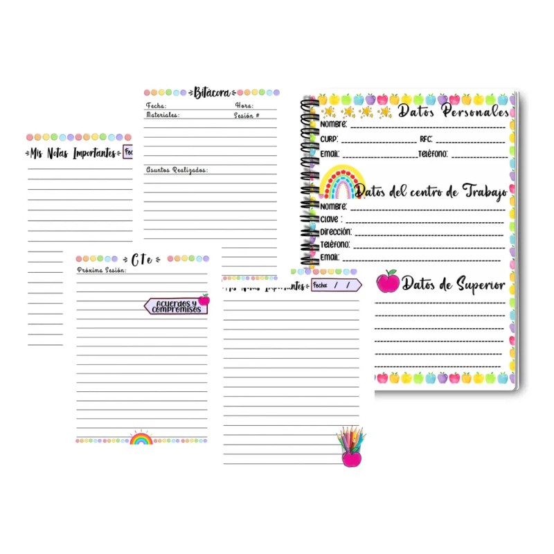 Agenda Escolar Docente Medio Oficio 90 Gr Mod-01