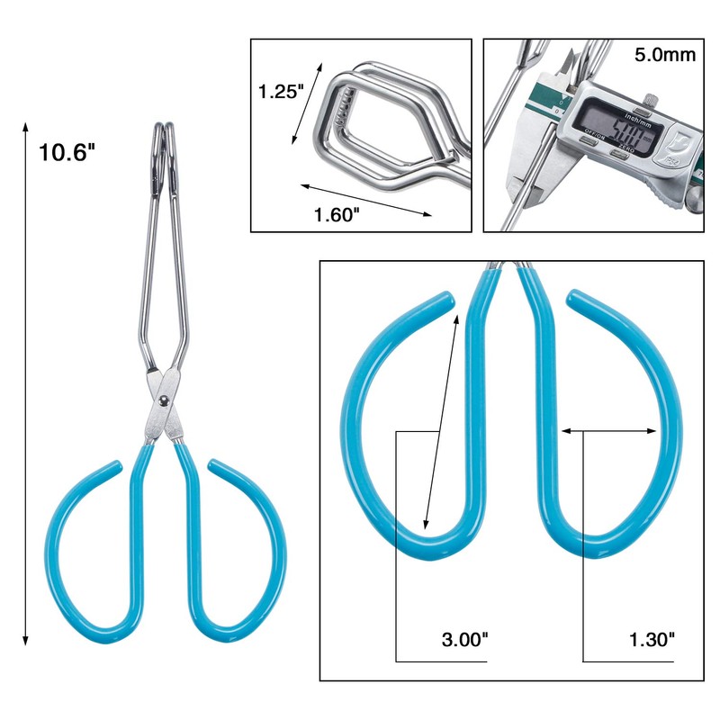 MSY BIGSUNNY Scissor Tongs Heavy Duty Cooking Tongs with Soft