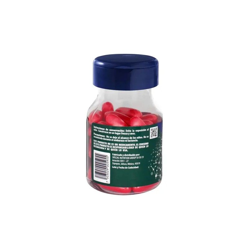Ácido Glutámico, Vitamina B, Zinc, Omega 3, 30 Cápsulas De