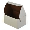 SCT White One-Piece Non-Window Bakery Boxes, 4 x 2 x