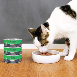 Hound & Gatos Wet Cat Food, 98% Duck & Liver, case of 24, 5.5 oz cans