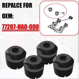 VPZMT Seat Mounting Rubber Cushion for Honda Recon FourTrax Rancher Foreman Rubicon Rincon 250 300 350 400 420 450 500 650 680 ATC350 ATC250 ATC185 ATC200 ATC125 (Replace#77207-HA0-000)