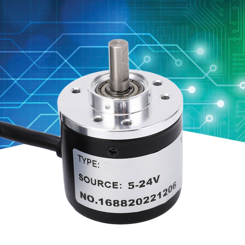 Photoelectric Rotary Encoder Gear Box Motor Incremental Encoder 6mm D