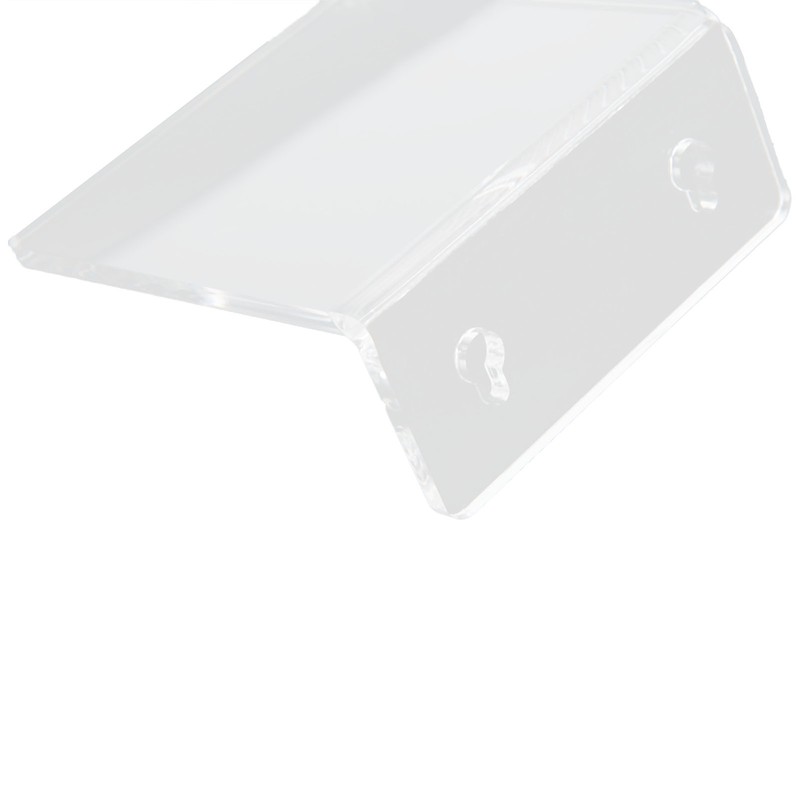 3PCS Clear Acrylic Display Rack Wall Mounted Floating Shelf for