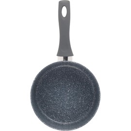 Russell Hobbs RH00845EU antihaftbeschichteter Topf - 18cm/2L Stielkasserolle mit Hartglasdeckel, induktion Stieltopf, Gemüse/Suppetopf mit Bakelit-griff und Hitzebeständiges Äußeres, Nightfall Stone