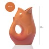Gurgle Pot Pitcher 42 oz Ombre Red