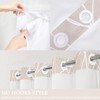 Tititex No Hooks Snap in Liner Abstract Curve Lines Cream