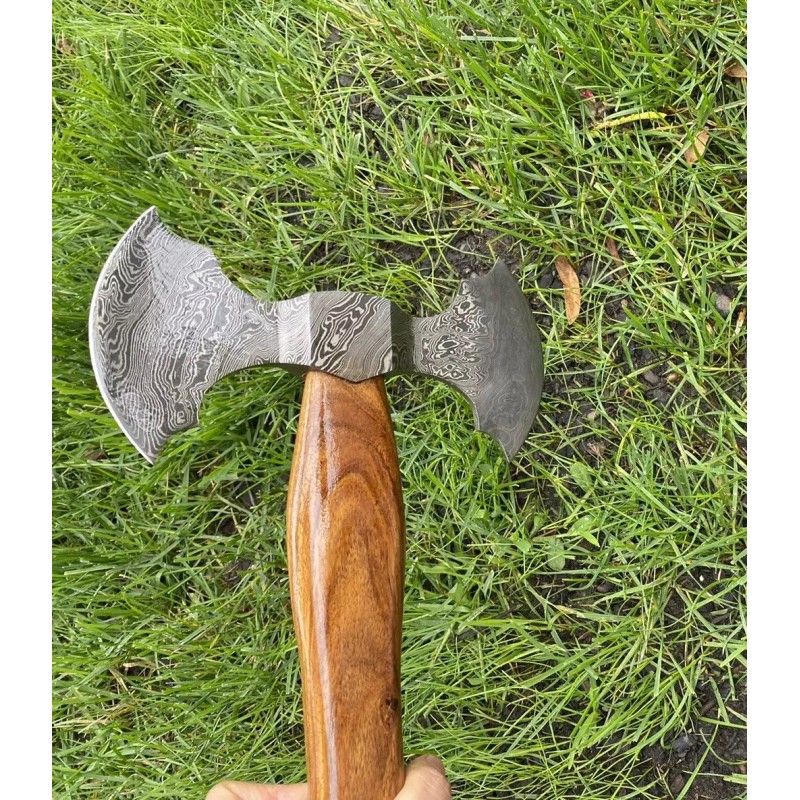 Helko Werk Damascus Steel Handmade Hand Forged Axe ZH50 /helko