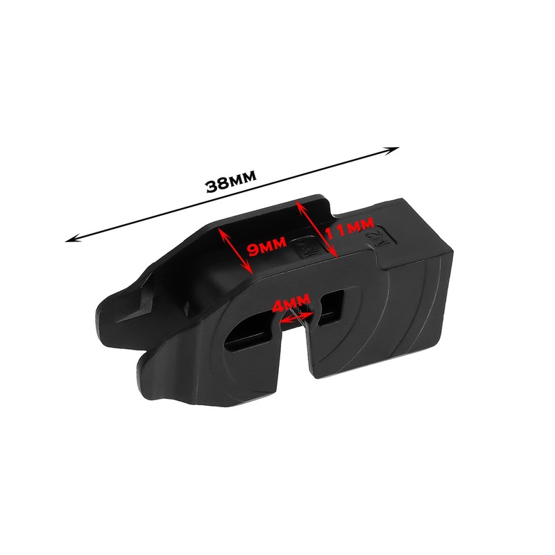 YINETTECH 6Pcs Front Wiper Blades Fitting Hook Clip Adapter for