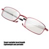 Blue Light Blocking Reading Glasses Fashionable Folding Multifocal Presbyopic Glasses(+200