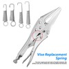 24pcs Vise Grip Spring Clamp, Carbon Steel Replacement Springs for