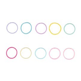 Hohopeti 200pcs Baby Hair Ties Mixed Colors Ponytail Holders Toddler Rubber Bands Elastic Hair Ropes for Girls Boys and Girls