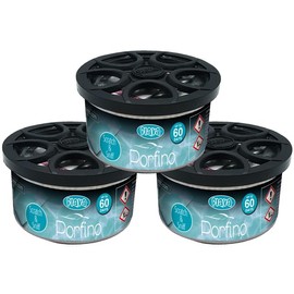 Flava Flava Couture Car Air Freshener Tin - Porfino (Pack of 3) - Strong, Odour Eliminating Designer Perfume Inspired Car Accessories ?C Premium Scented Air Freshener for Men or Women - Lasts 60 Days