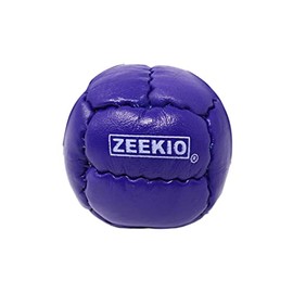 Zeekio Galaxy Juggling Ball - Premium 12 Panel Leather Ball, 130g, 67mm - (1) Single Ball (Purple)