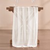 Socomi Socomi Ivory White Chiffon Table Runner Easter Spring Boho
