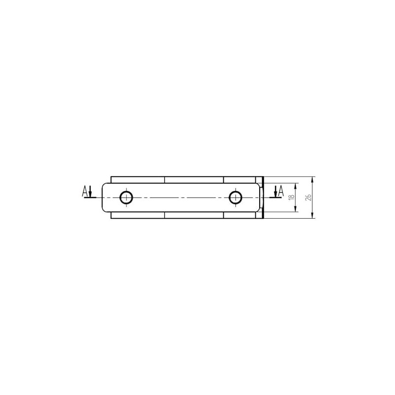 mb-m® 900226 Hinge Complete for Aluminium Board Profile Trailer Car