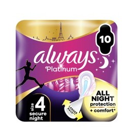 Always Ultra Platinum Secure Night No 4, 10pcs