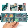 pont du monde Fishing Tackle Box Fishing Tackle Case Compact