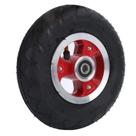 Zunate Pneumatic Tyres, 8 Inch Front Wheel, Pneumatic Tyres, 200 x 50 Rim Inner and Outer Tyres for Electric Scooters, Go-Karts