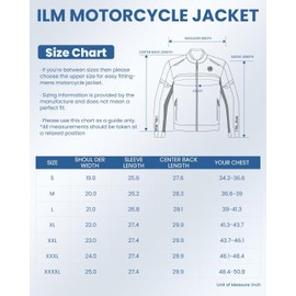 ILM Motorcycle Riding Jacket with Mesh CE Armor and Detachable Thermal Liner Dual Sport All Season for Men Model JAM1((Black, Medium)