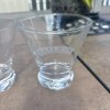 Baileys TWO Baileys Flared Drink Glasses Irish Cream Lowball Cocktail