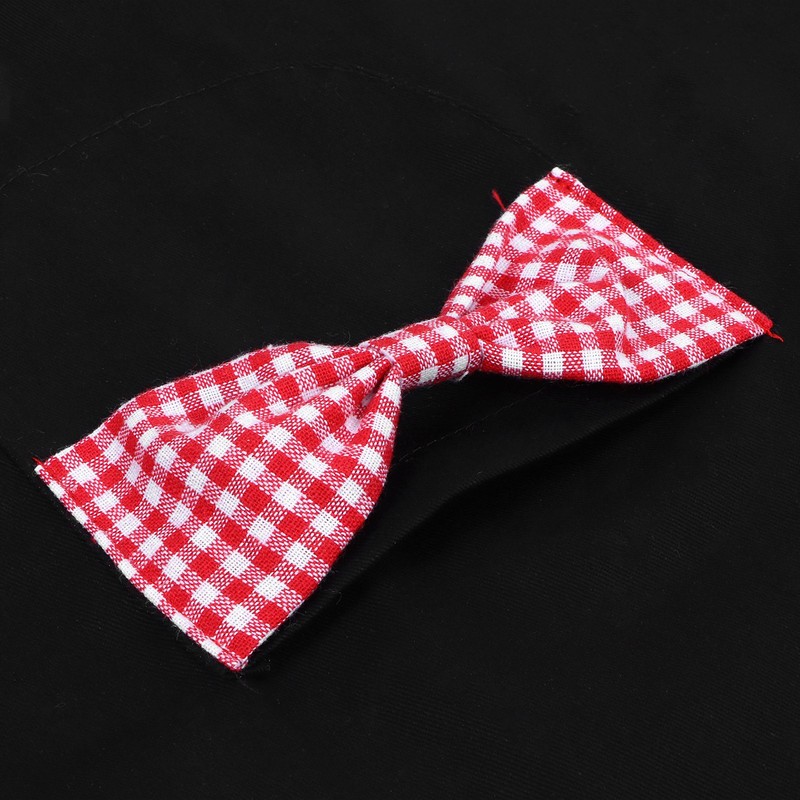Bowknot Apron Multifunctional Cooking OilProof Waterproof Antifouling Apron for Kitchen(Black