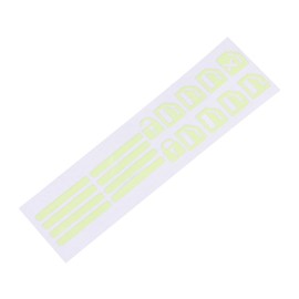 SUPVOX Out Sticker Car Decal Switch Labels Sticker Green Car Window Door Button Luminous Sticker