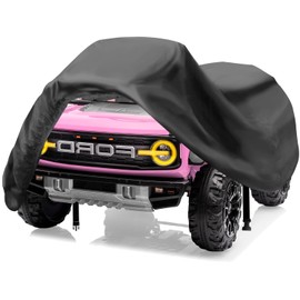 Aibiley,Kids Ride On Toy Car Cover Waterproof Outdoor,Durable Anti-UV 210D Polyester,12V/24V Toddler Boys Girls Big Electric Jeep Truck Tractor Vehicles Toy Cover,with Buckles