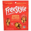 Freestyle Snacks Olives Green Hot Spicy 4 OZ