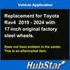HubStar Hubcap Replacement for Toyota Rav4 2019-2024, 17-inch Wheel Cover,