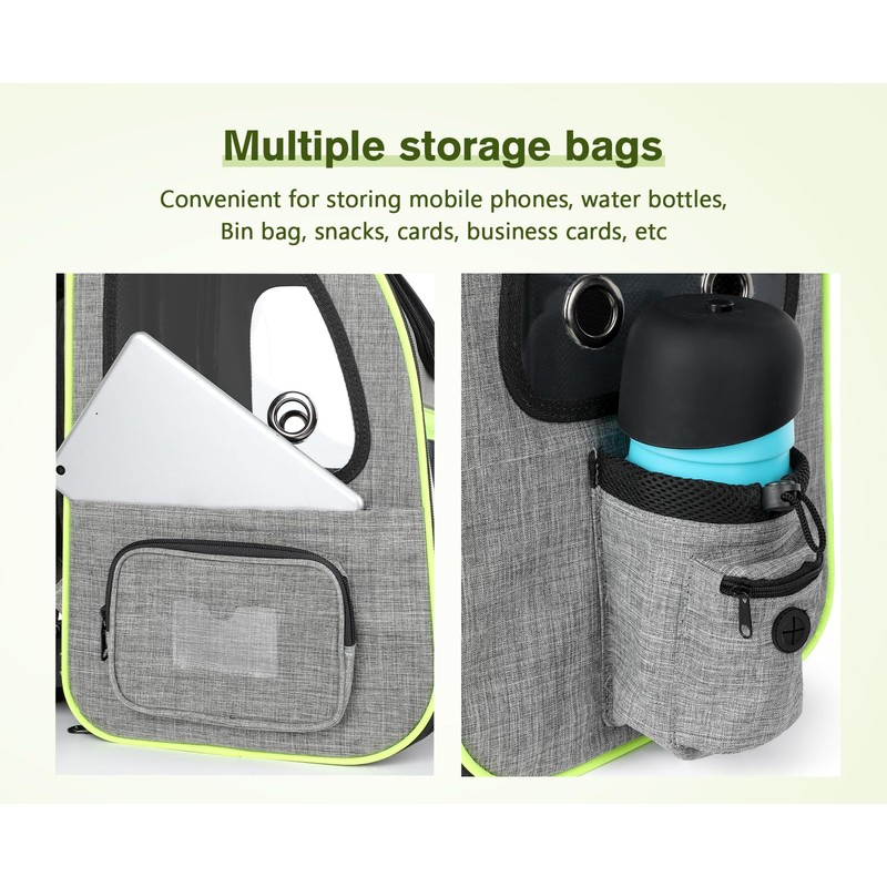 Pecute Pet Carrier Backpack, Large Cat Carrier Backpack Hold Up