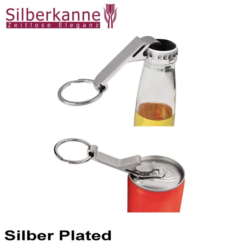 SILBERKANNE Key Ring with Bottle Opener 9 x 3.5 cm