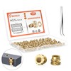 Dayalo M2.5 Thread Insert, Pack of 100, M2.5 x 4