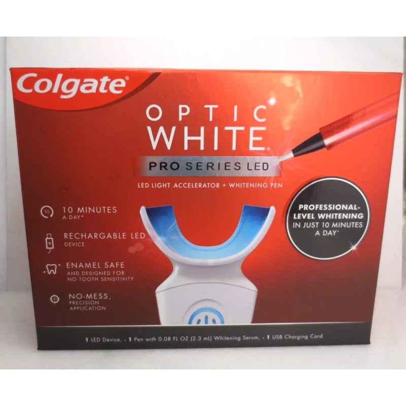 COLGATE OPTIC WHITE PRO SERIE LED DEVICE LIGHT TEETH WHITENING